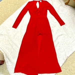 NWOT Red Venus Jumpsuit
